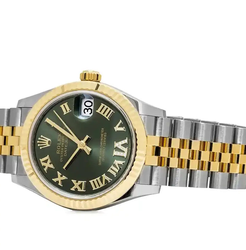 Prestigious Jewelrys Green Rolex Datejust 278273 0530